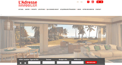 Desktop Screenshot of ladresseimmo.com